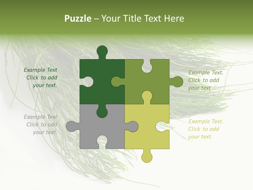 Cure Herb Image PowerPoint Template