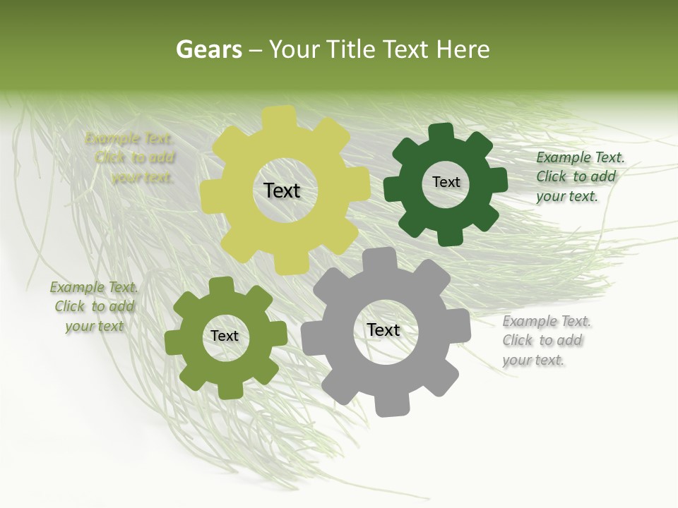 Cure Herb Image PowerPoint Template