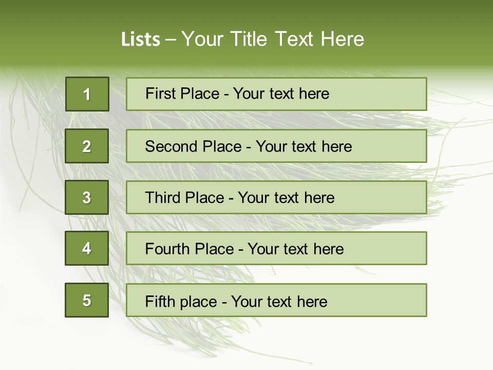 Cure Herb Image PowerPoint Template