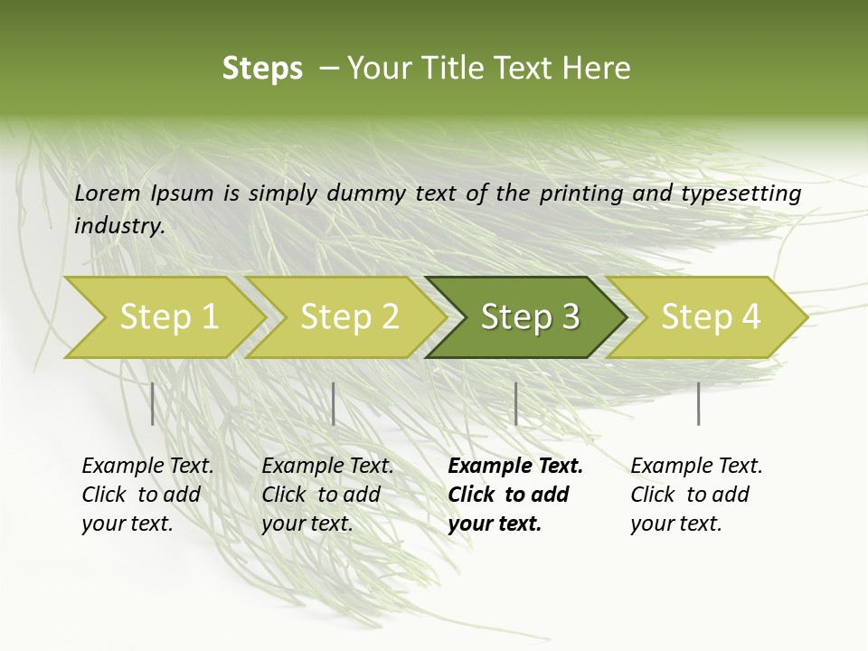Cure Herb Image PowerPoint Template