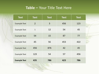 Cure Herb Image PowerPoint Template