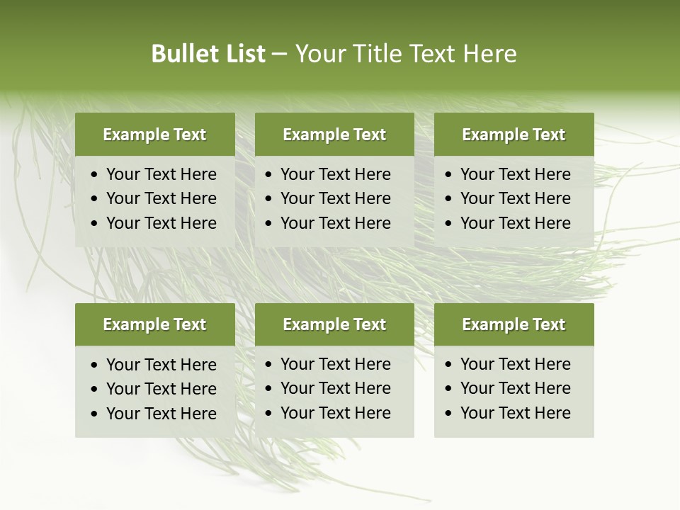 Cure Herb Image PowerPoint Template