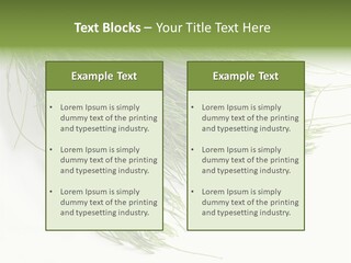 Cure Herb Image PowerPoint Template