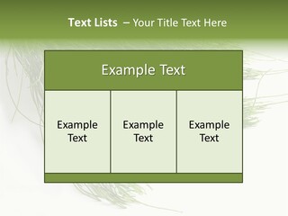 Cure Herb Image PowerPoint Template