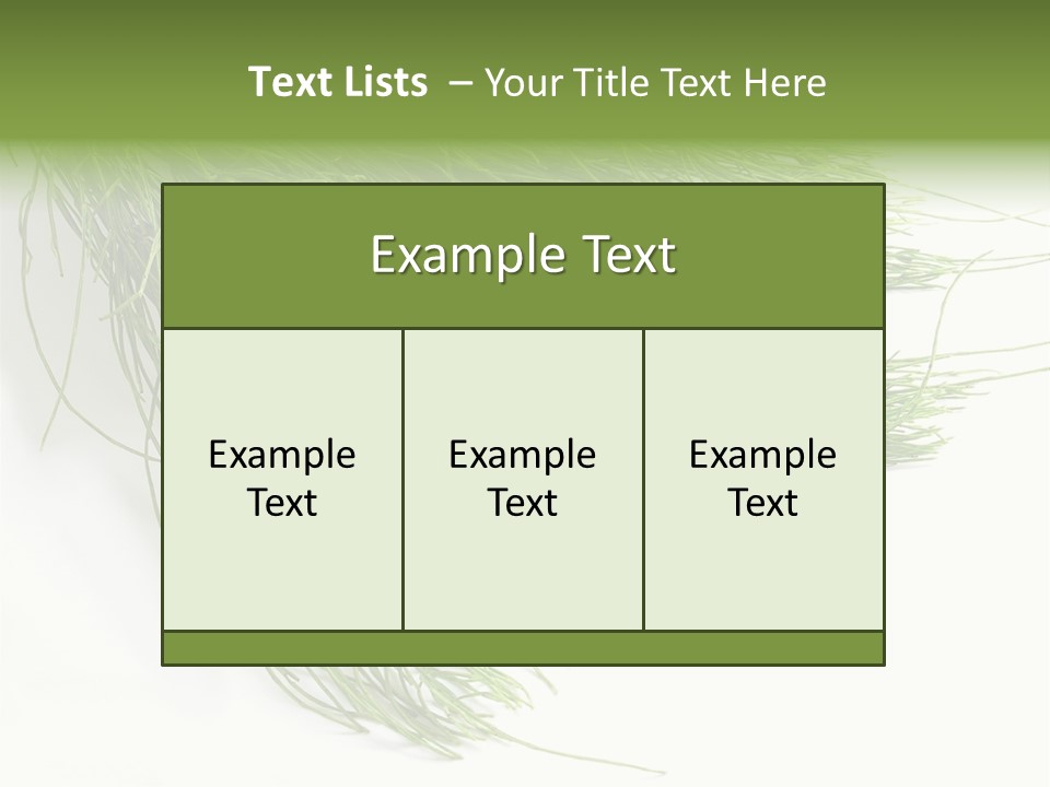 Cure Herb Image PowerPoint Template