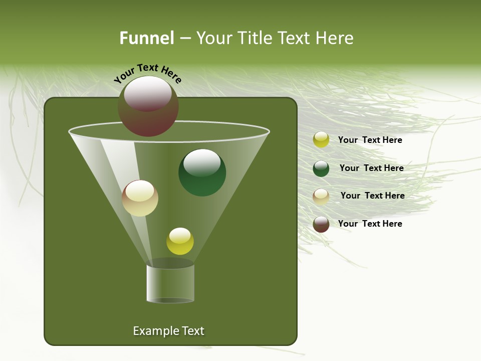 Cure Herb Image PowerPoint Template