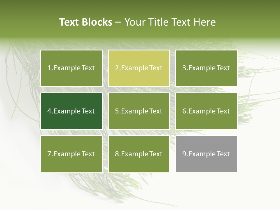 Cure Herb Image PowerPoint Template