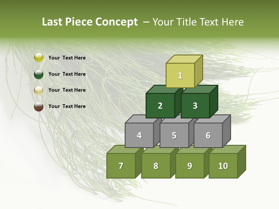 Cure Herb Image PowerPoint Template