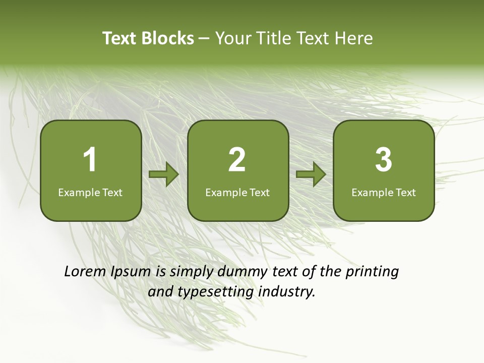 Cure Herb Image PowerPoint Template