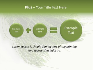 Cure Herb Image PowerPoint Template