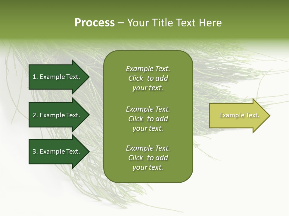 Cure Herb Image PowerPoint Template