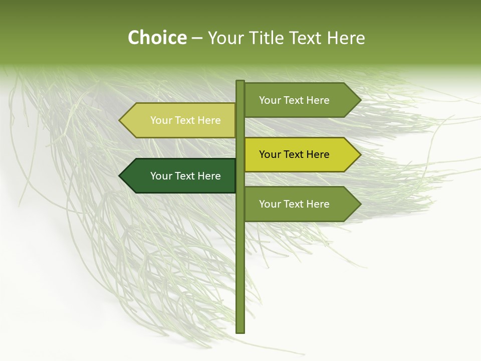 Cure Herb Image PowerPoint Template