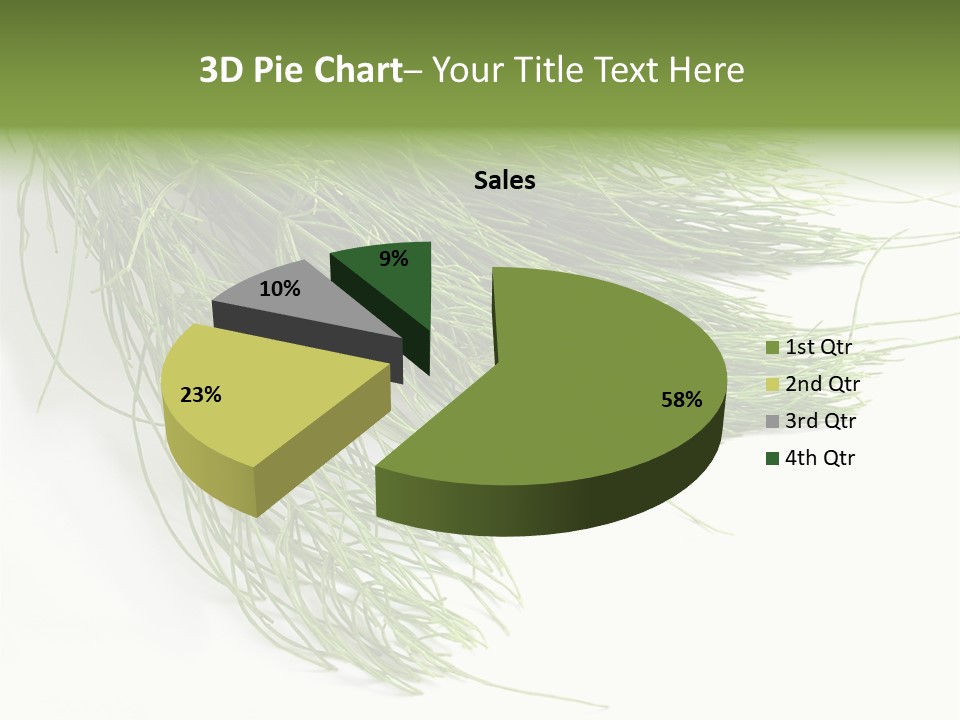 Cure Herb Image PowerPoint Template