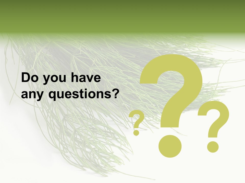 Cure Herb Image PowerPoint Template