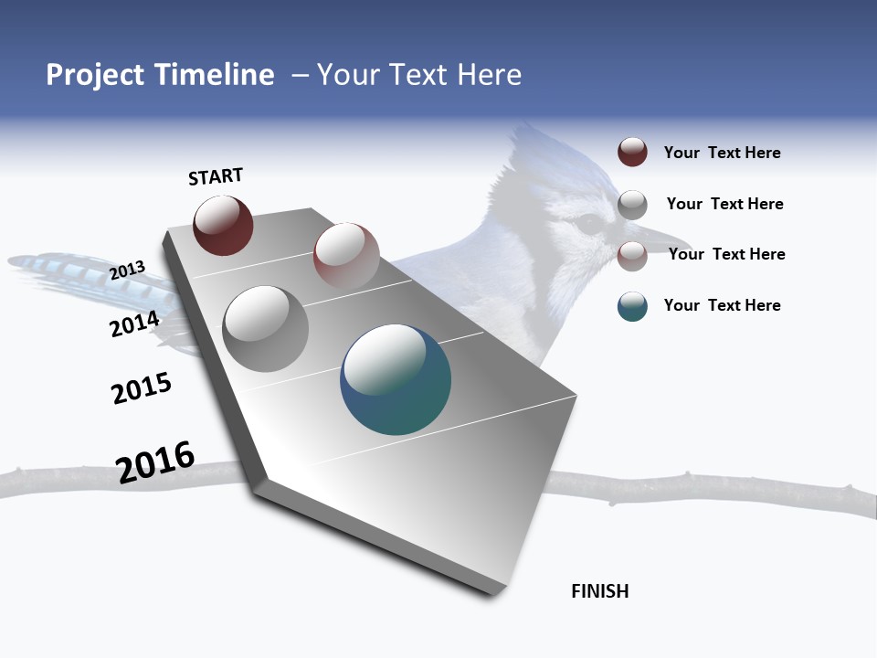 Wildlife Perch Bird PowerPoint Template