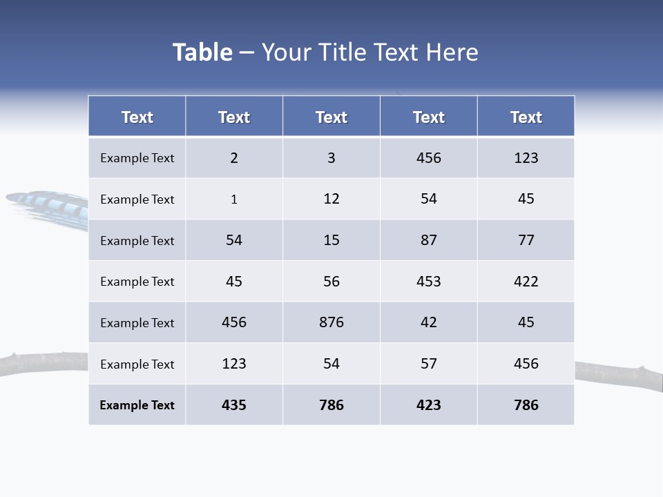 Wildlife Perch Bird PowerPoint Template