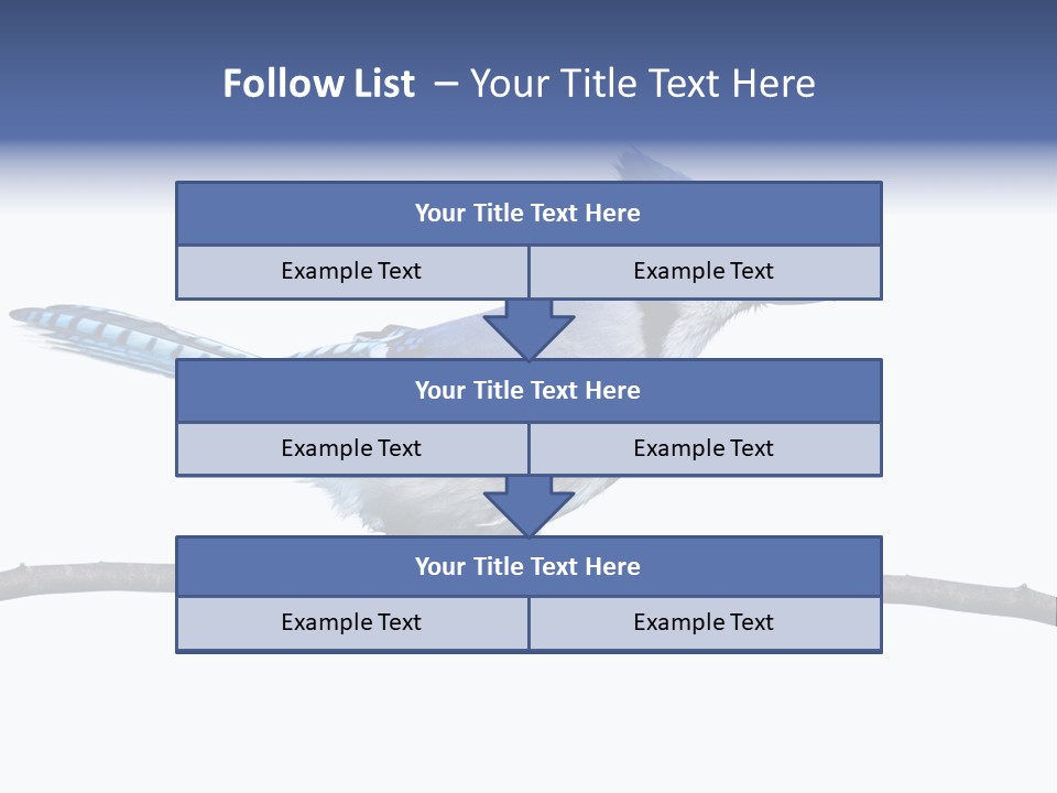 Wildlife Perch Bird PowerPoint Template