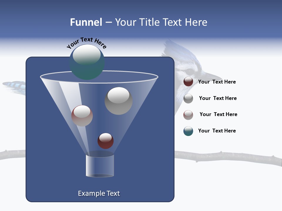 Wildlife Perch Bird PowerPoint Template