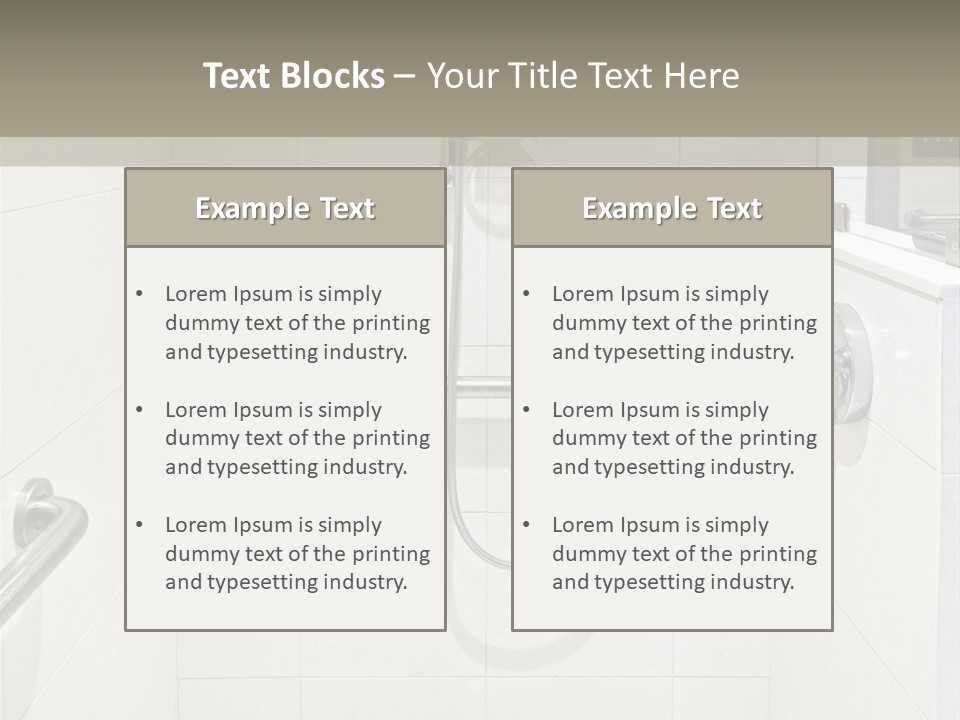 Restroom Wash Bathroom PowerPoint Template