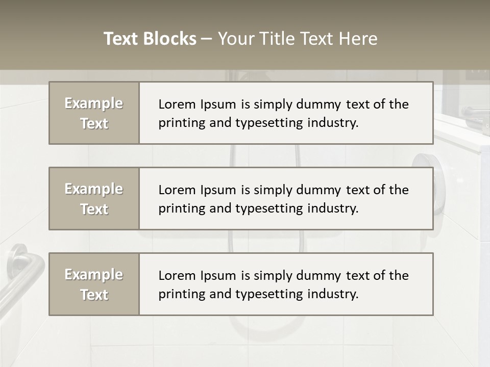 Restroom Wash Bathroom PowerPoint Template