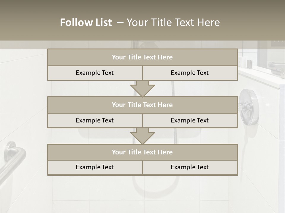 Restroom Wash Bathroom PowerPoint Template