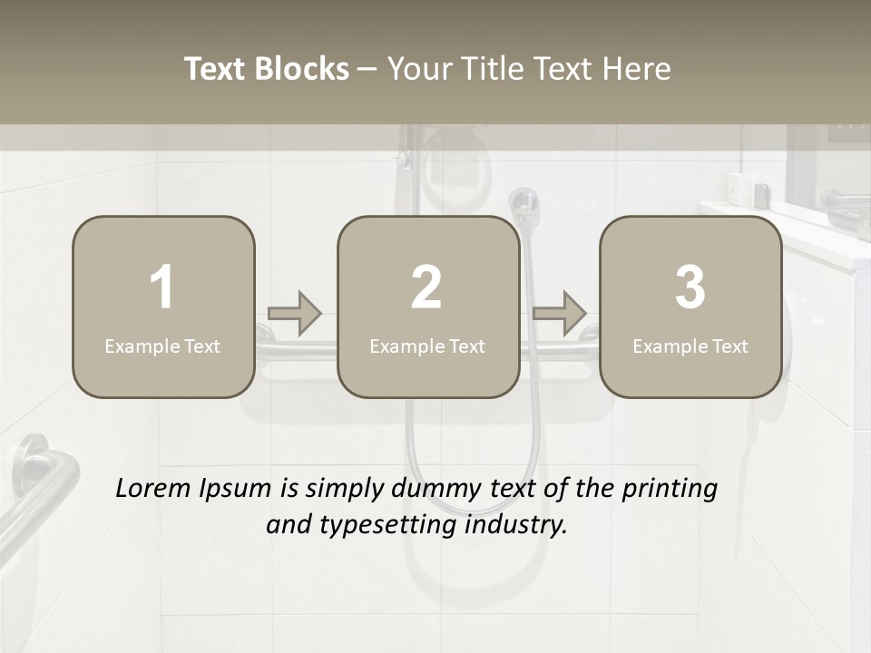 Restroom Wash Bathroom PowerPoint Template
