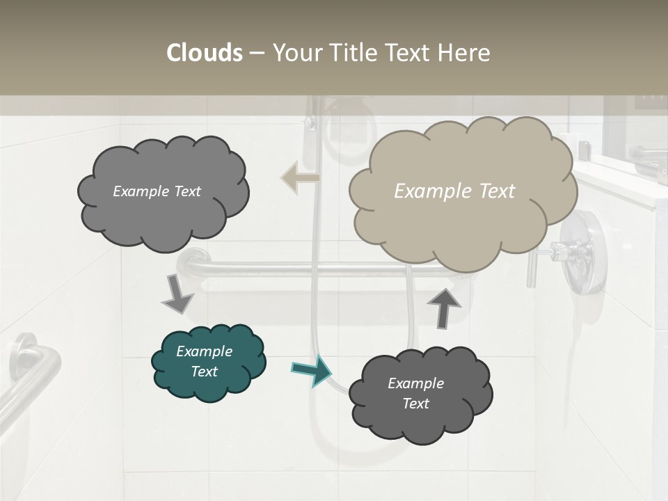 Restroom Wash Bathroom PowerPoint Template