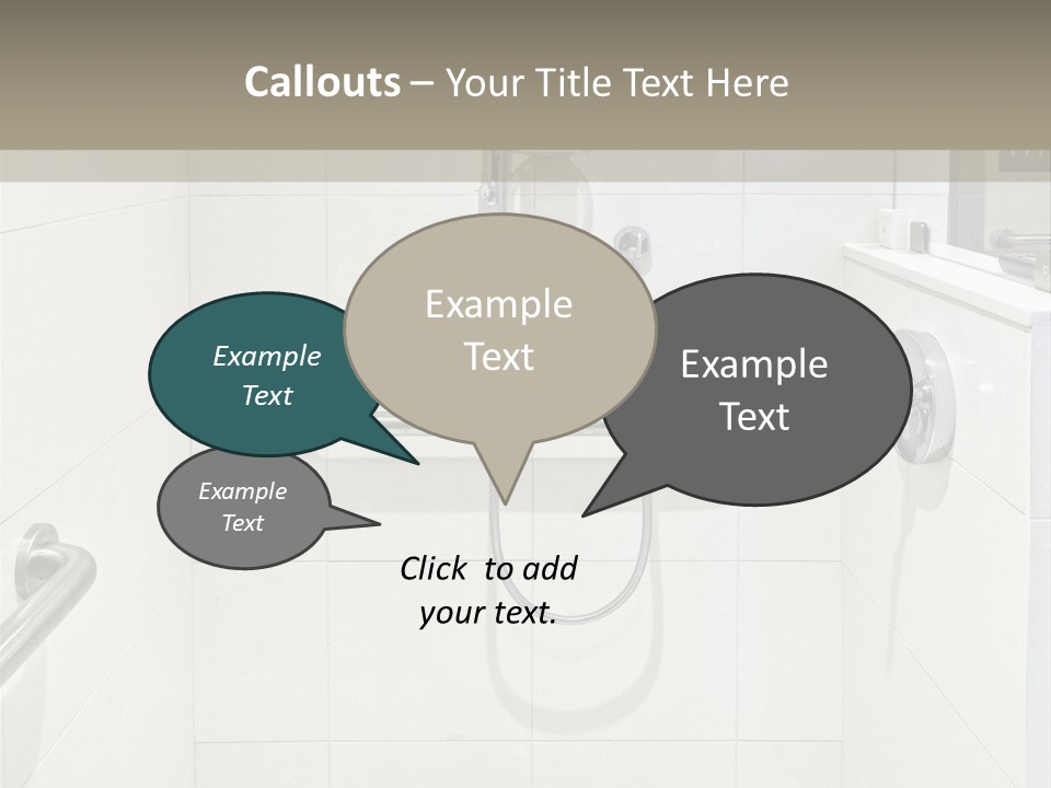 Restroom Wash Bathroom PowerPoint Template