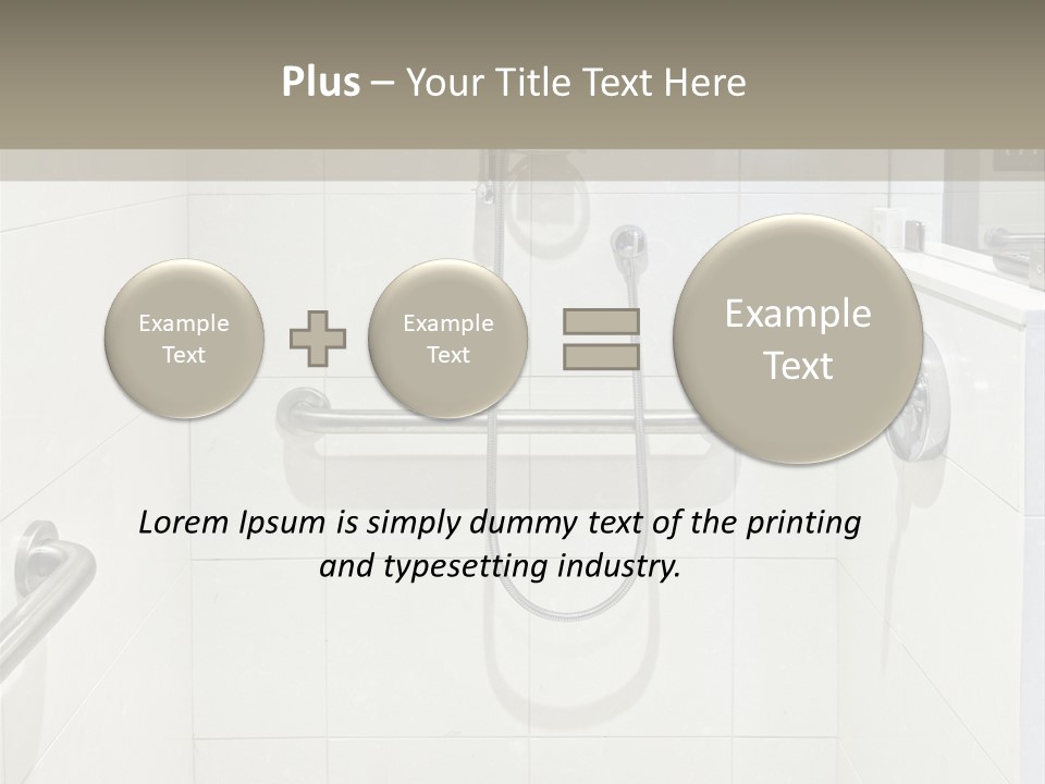 Restroom Wash Bathroom PowerPoint Template