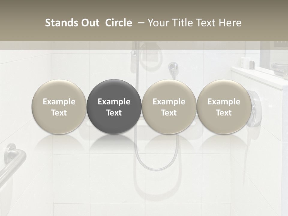 Restroom Wash Bathroom PowerPoint Template