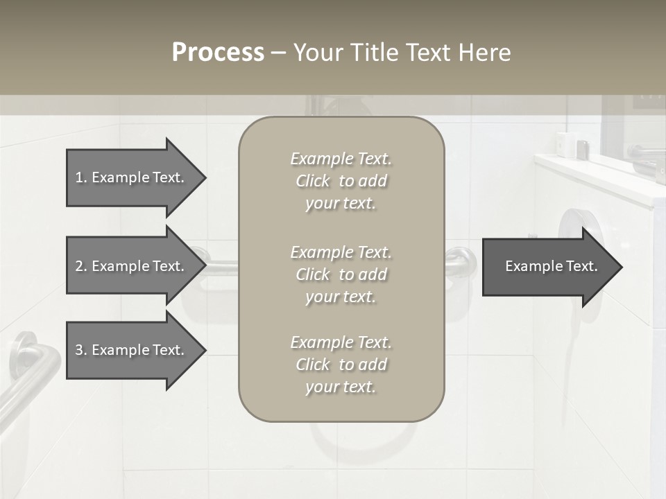 Restroom Wash Bathroom PowerPoint Template