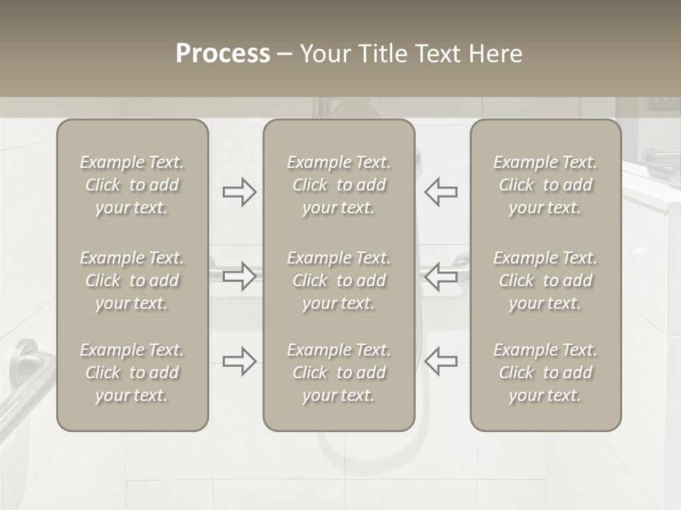 Restroom Wash Bathroom PowerPoint Template