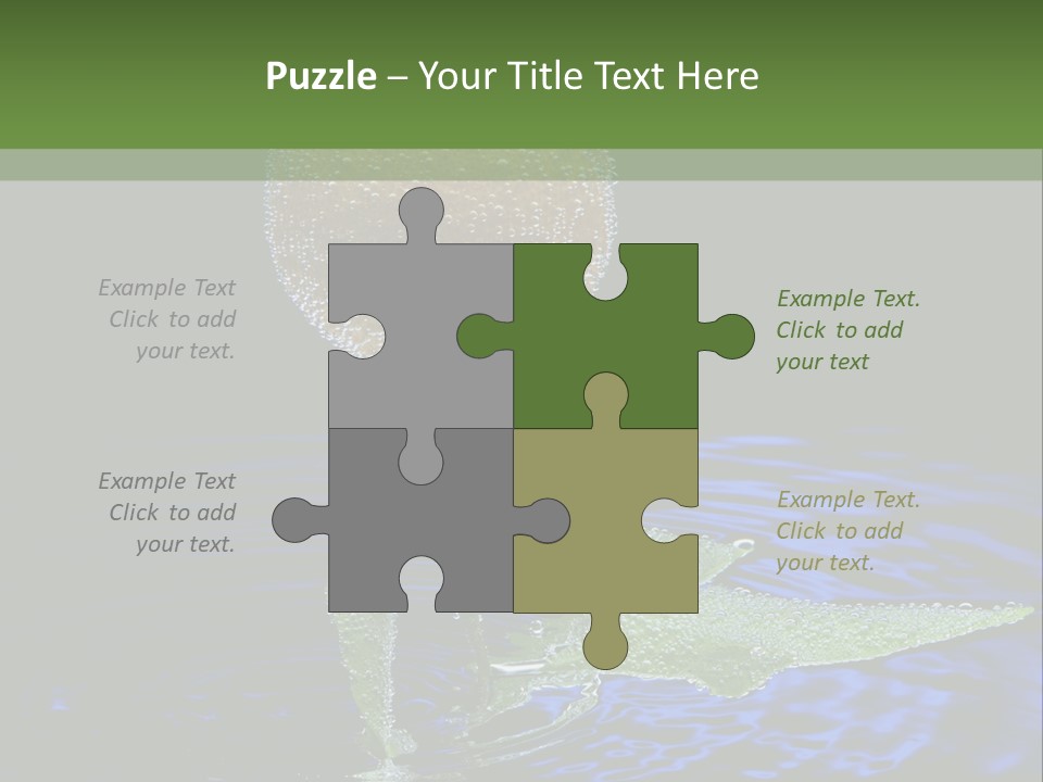 Delicious Reflection Bunch PowerPoint Template