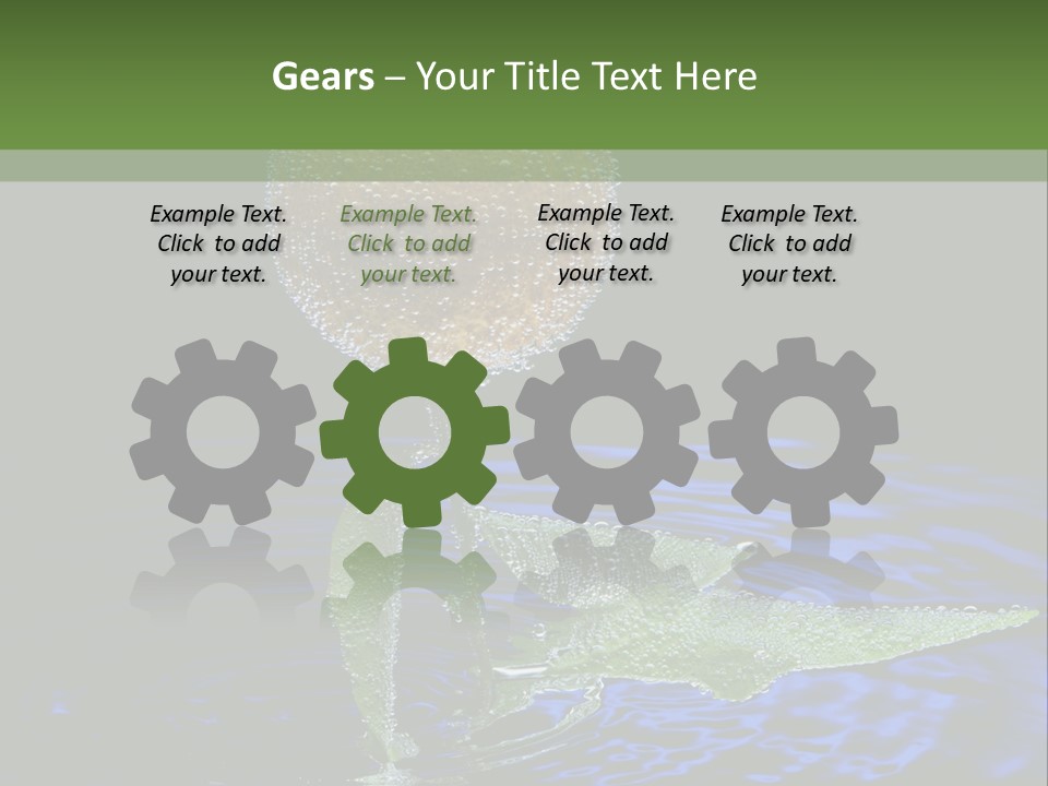 Delicious Reflection Bunch PowerPoint Template