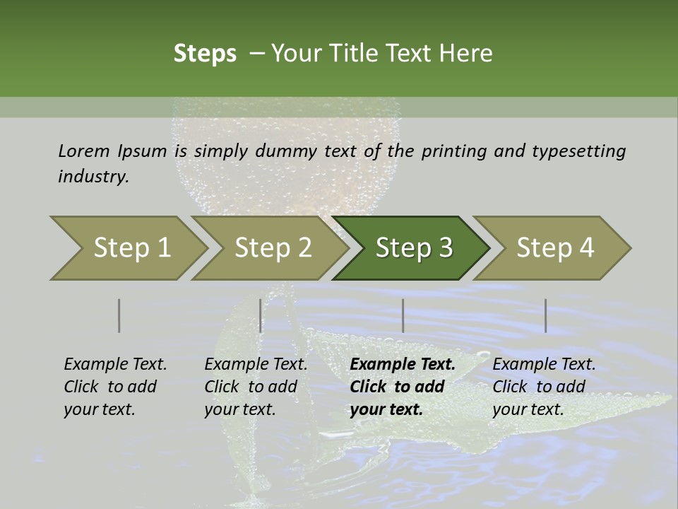 Delicious Reflection Bunch PowerPoint Template