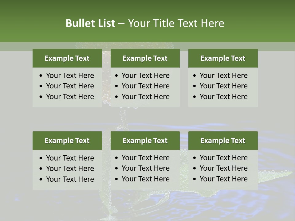 Delicious Reflection Bunch PowerPoint Template