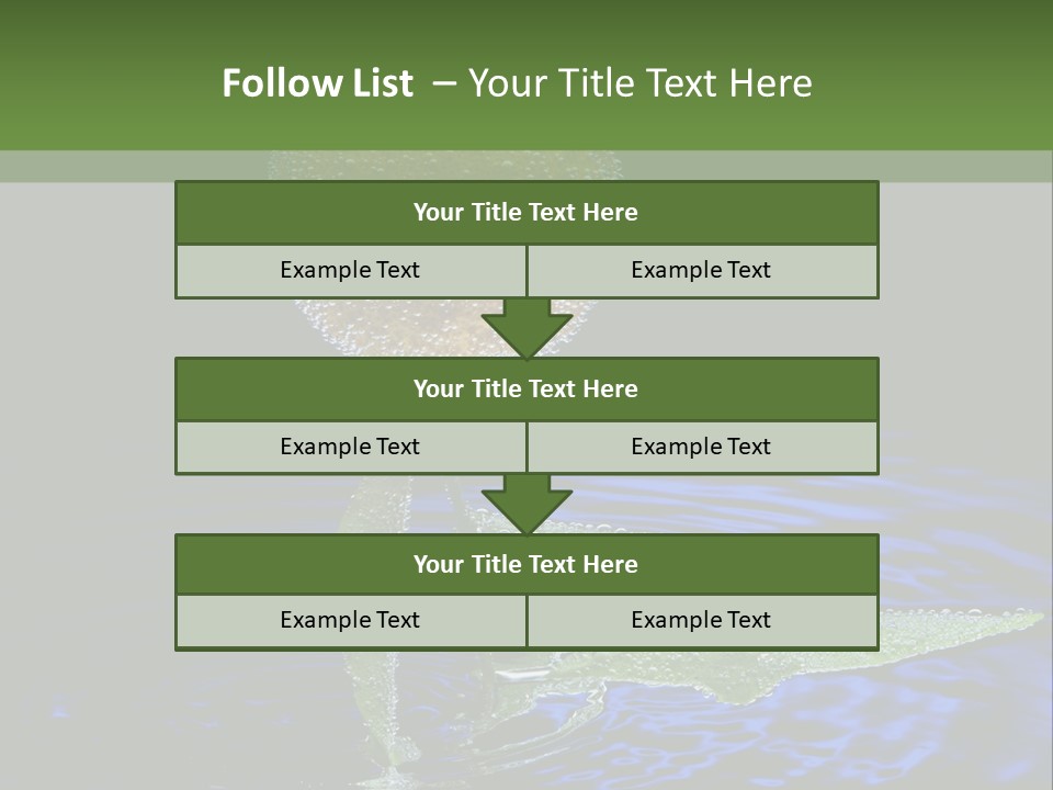 Delicious Reflection Bunch PowerPoint Template