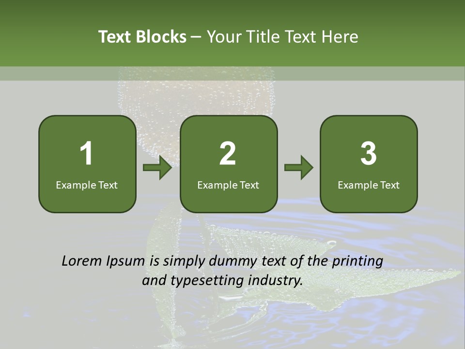 Delicious Reflection Bunch PowerPoint Template