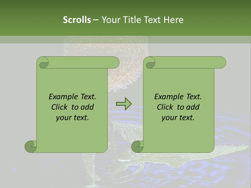 Delicious Reflection Bunch PowerPoint Template