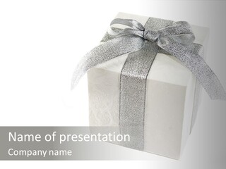 Box Blank Giving PowerPoint Template