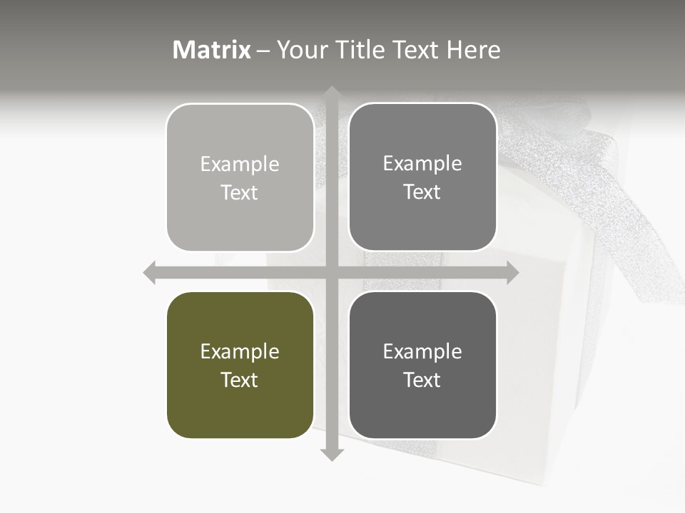 Box Blank Giving PowerPoint Template