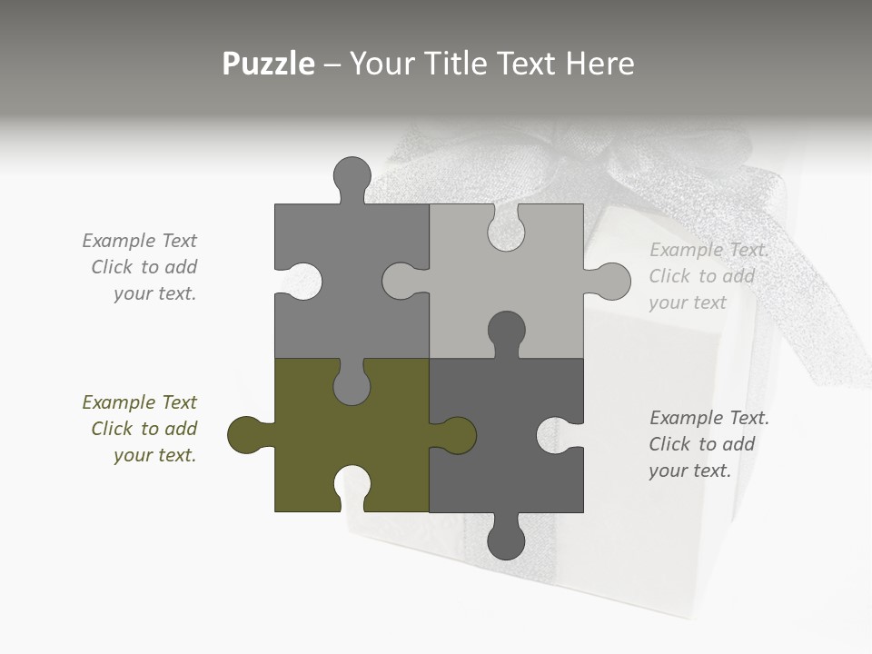 Box Blank Giving PowerPoint Template
