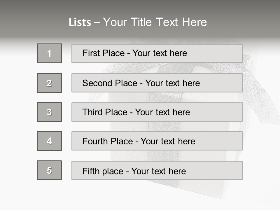 Box Blank Giving PowerPoint Template