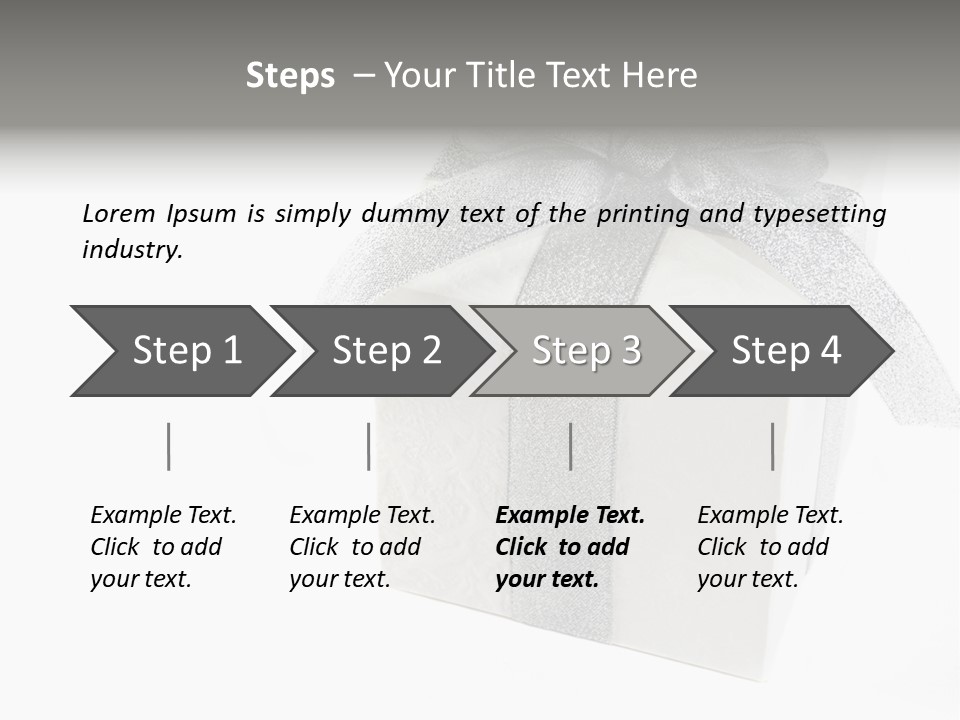 Box Blank Giving PowerPoint Template