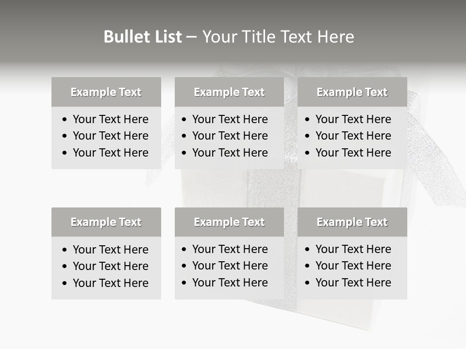 Box Blank Giving PowerPoint Template