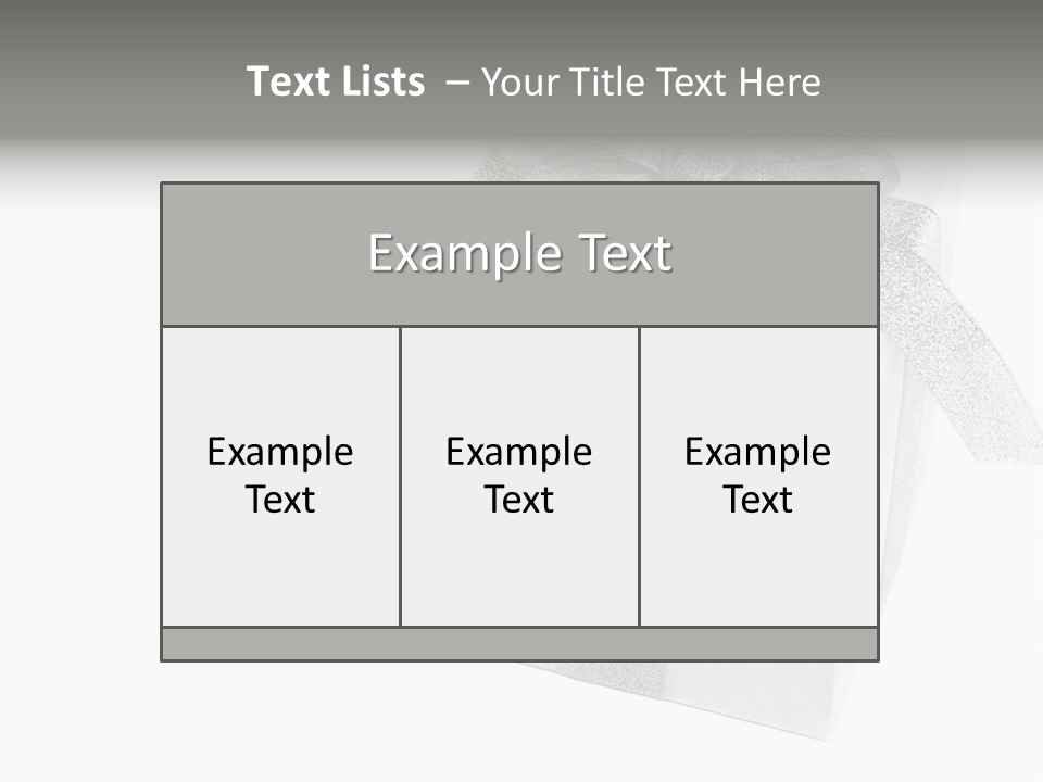Box Blank Giving PowerPoint Template