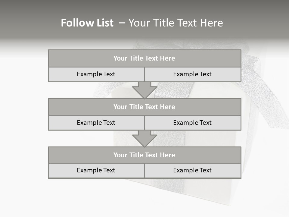 Box Blank Giving PowerPoint Template