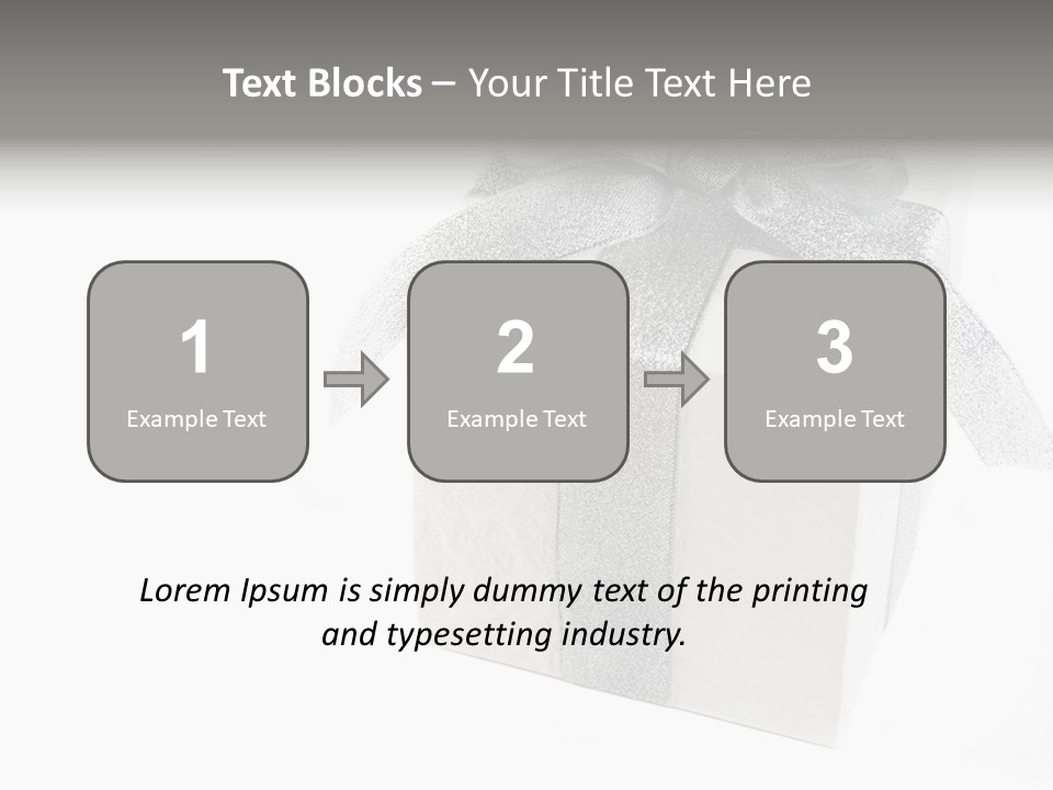 Box Blank Giving PowerPoint Template
