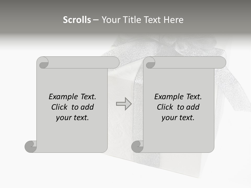 Box Blank Giving PowerPoint Template
