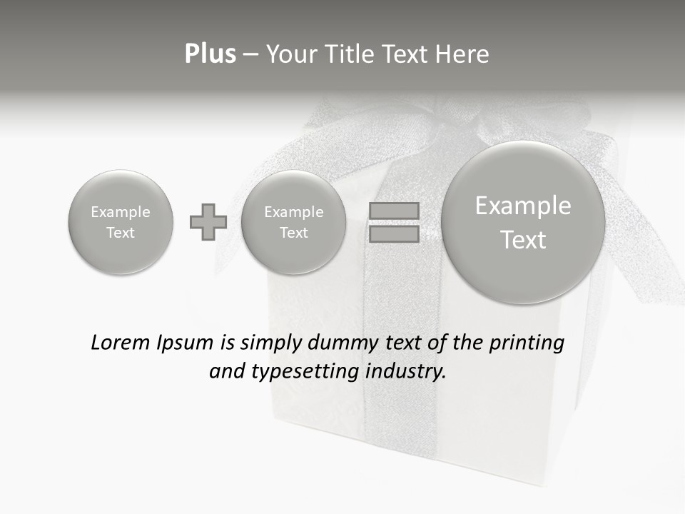 Box Blank Giving PowerPoint Template
